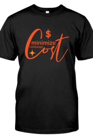 Cost Minimize Campaign T-shirt V-Neck T-Shirt