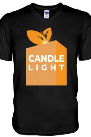 Candle Light T-shirt V-Neck T-Shirt