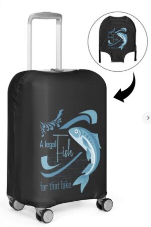 Legal Fish T-shirt Luggage Cover