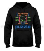 Puzzle t-shirt Hooded Sweatshirt