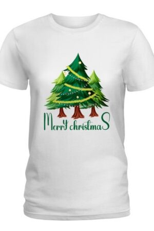 Merry Christmas T-shirt Ladies T-Shirt