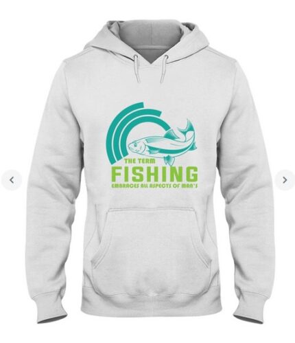 Fishing T-shirt Hooded Sweatshirt