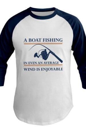 Boat Fishing t-shirt Baseball Tee