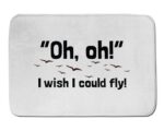 Fly T-shirt Bath Mat