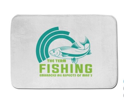 Fishing Bath Mat