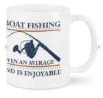 Boat Fishing t-shirt Mugs