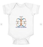 I'd rather not answer t-shirt Baby Onesie