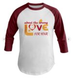 Love T-shirt Baseball Tee