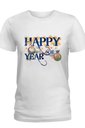 Happy New Year Ladies T-Shirt