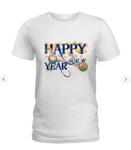 Happy New Year Ladies T-Shirt