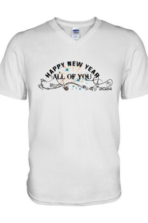 New Year V-Neck T-Shirt