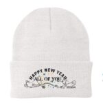 New Year T-shirt Knit Beanie