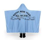 New Year T-shirt Hooded Blankets