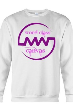 Word Class Canvas T-shirt Crewneck Sweatshirt