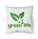 green life T-shirt Indoor Pillow