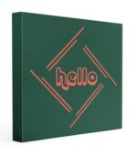 Hello T-shirt Gallery Wrapped Canvas Prints