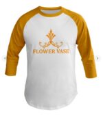 Flower Vase T-shirt Baseball Tee