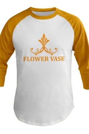 Flower Vase T-shirt Baseball Tee