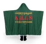 Overthinking T Shirt Hooded Blankets