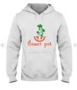 Flower Pot T Shirt Hooded Sweatshirt