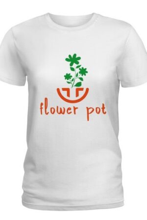 Flower Pot T Shirt Ladies T Shirt