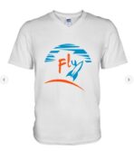 Fly T Shirt V Neck T Shirt