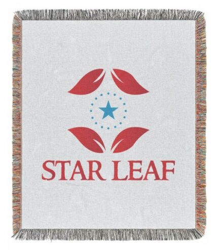 Star Leaf T Shirt 50x60 Woven Blanket