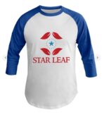 Star Leaf T Shirt Baseball Tee