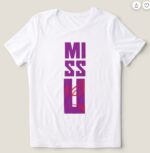 Miss You Sentiment T Shirt Tri Blend Shirt